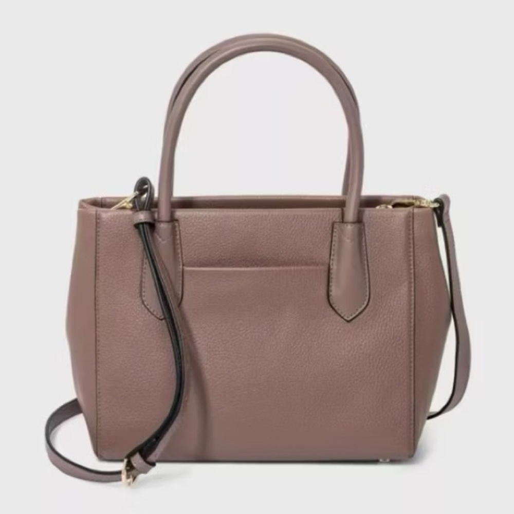 A New Day Mauve Structured Tote (NWT)